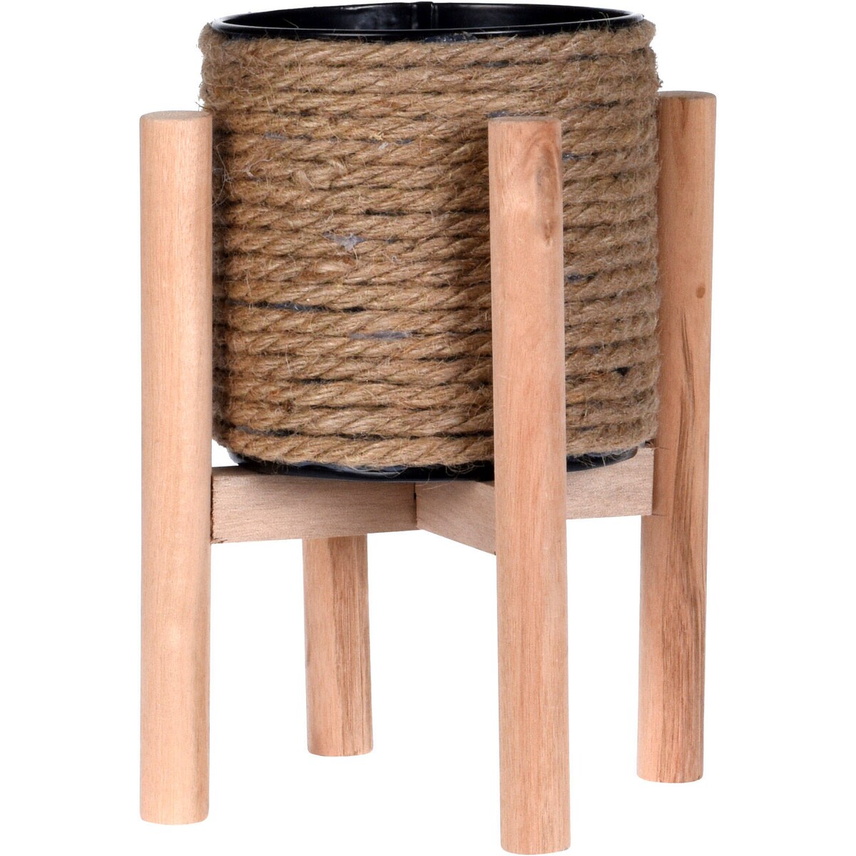 Donica jutowa na stojaku, Ø 12,5 cm