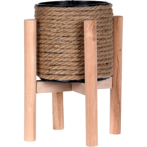 Donica jutowa na stojaku, Ø 12,5 cm
