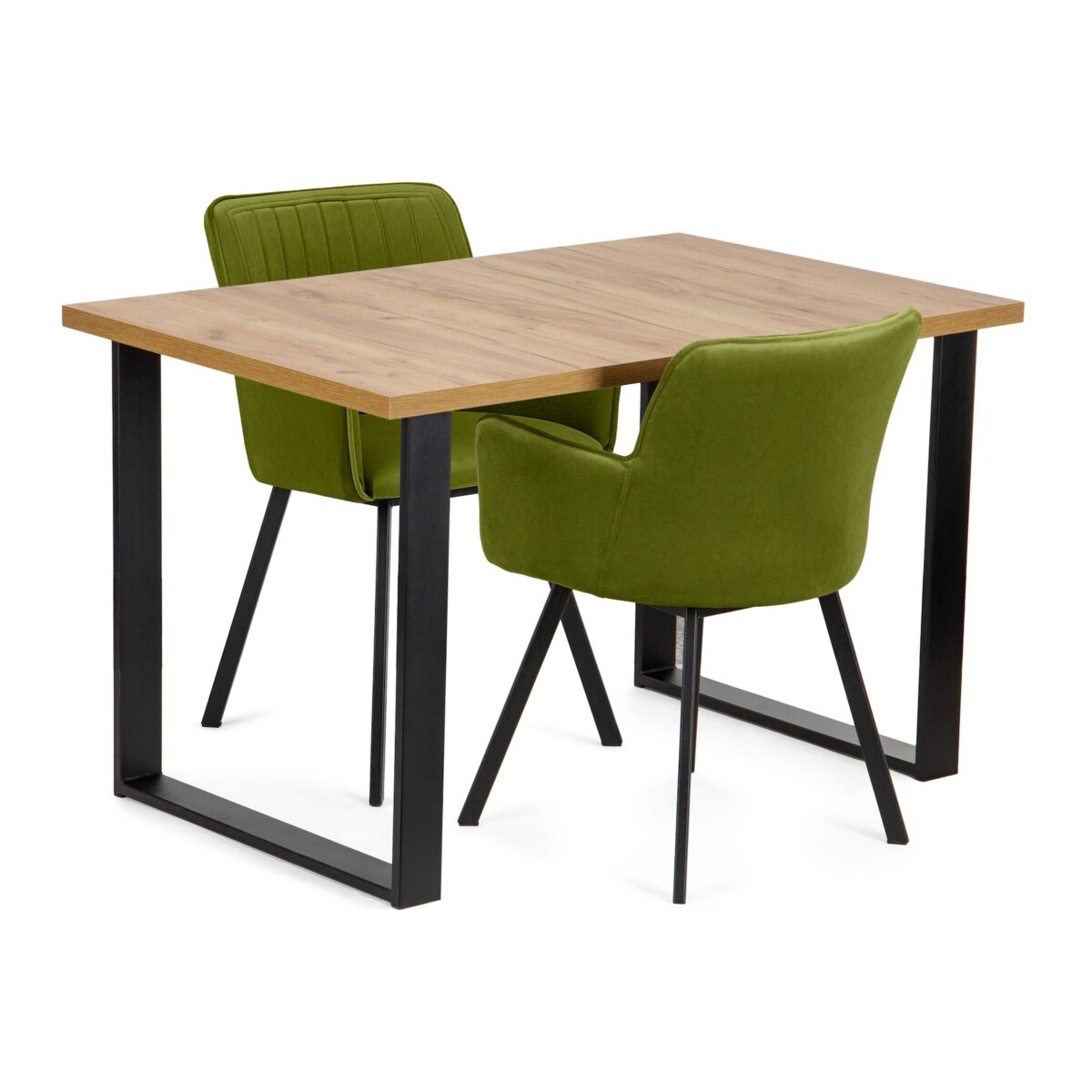 KONSIMO CETO Stół w industrialnym stylu matowy złoty