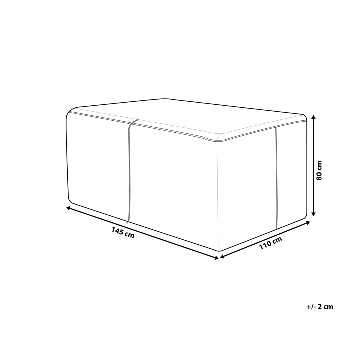 Pokrowiec ogrodowy 145 x 110 x 80 cm CHUVA