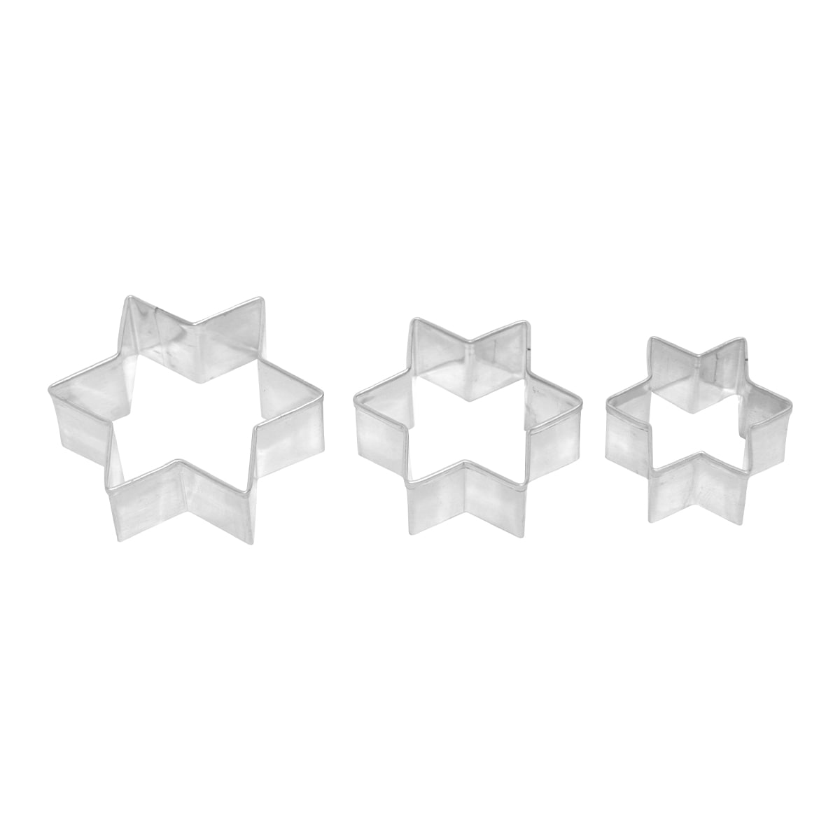 Foremki do wykrawania GWIAZDKI 4.5/5.5/6.5 cm