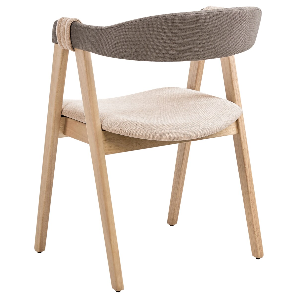 Zestaw 2 krzeseł do jadalni DAY Jasny brąz/ beżowoszary