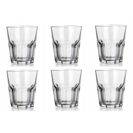 LUMINARC SZKLANKI new america 6x 300 ml NA NAPOJE soki wodę jadalnia drinki