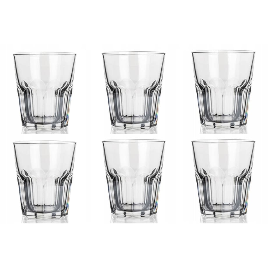 LUMINARC SZKLANKI new america 6x 300 ml NA NAPOJE soki wodę jadalnia drinki