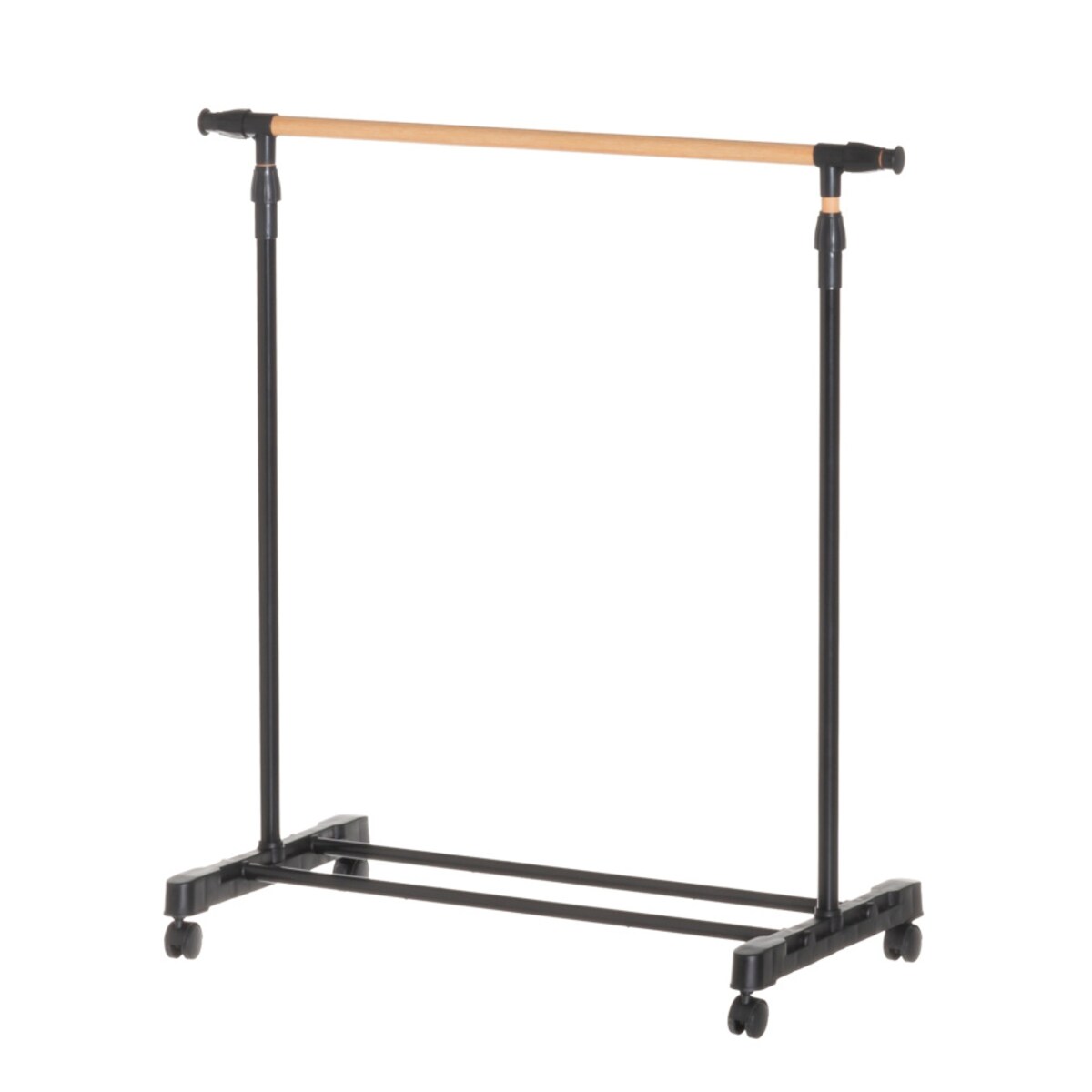 Mobilny wieszak na ubrania CASCIA, 43 x 145 x 160 cm, metalowy