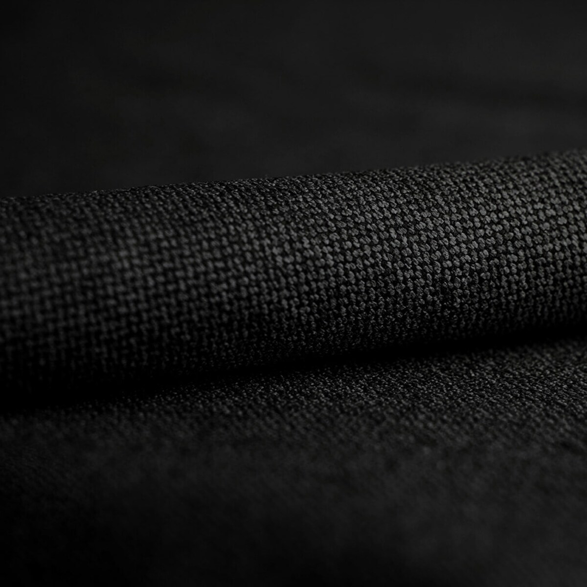 Łóżko tapicerowane SALMA 180x200 z pojemnikiem, Czarny, tkanina Megan 368