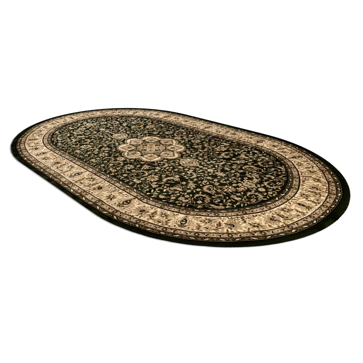 Dywan ROYAL ADR owal wzór 521 zielony 200x290 cm