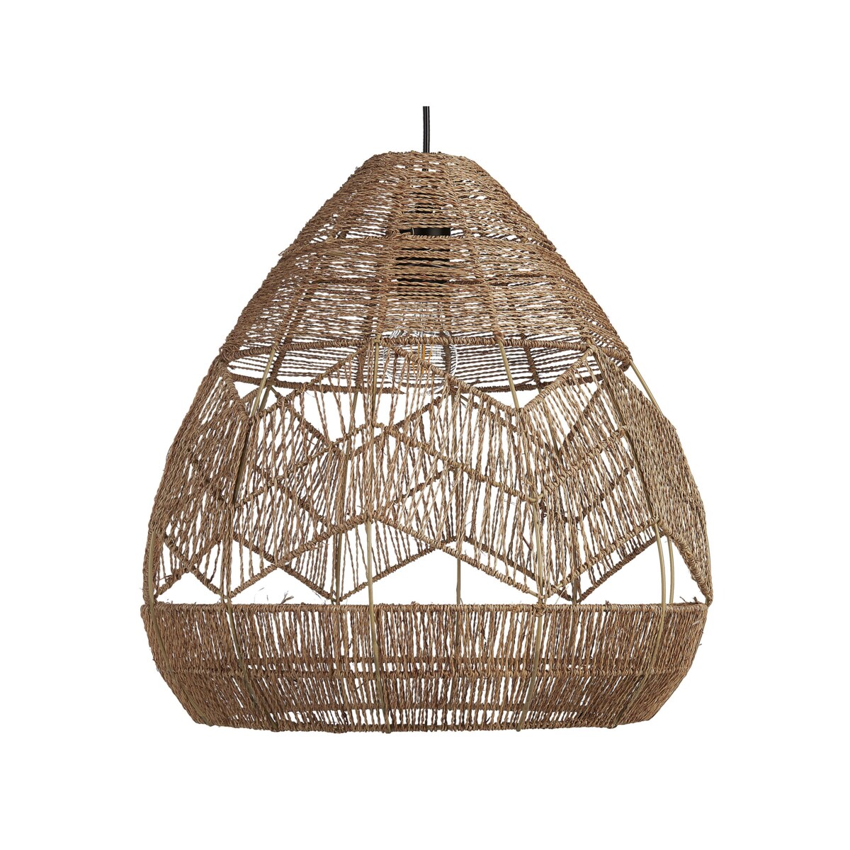 Lampa wisząca pleciona naturalna CASCADE