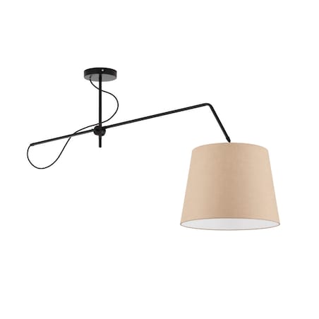 Lampa wisząca przegubowa sufitowa regulowana z abażurem stożek MODERN