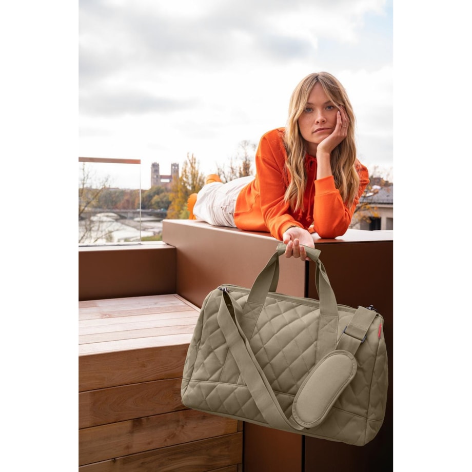 Torba ALLROUNDER L, rhombus olive