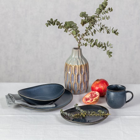 Talerz obiadowy Della, 28 x 24,5 x 2,4-3,8 cm