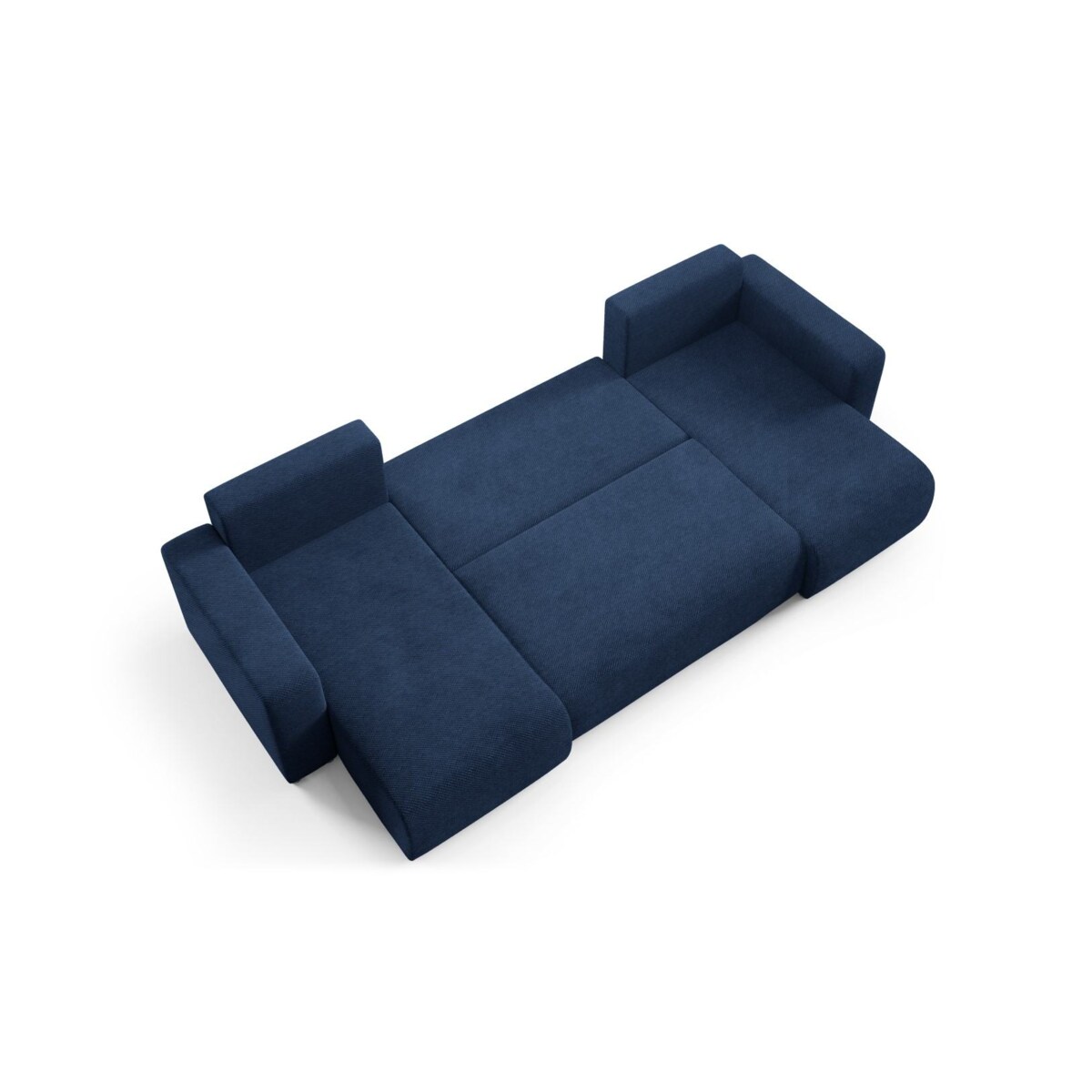 Narożnik EVORA U z pojemnikiem tkanina miękki plusz Kolor: Onega 10