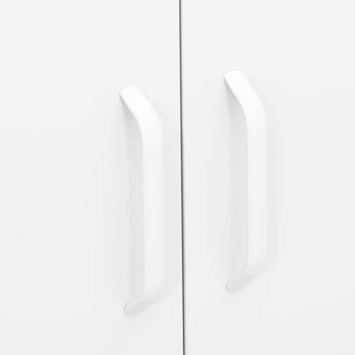 vidaXL Szafka, biała, 80x35x101,5 cm, stalowa