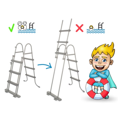 Basen ogrodowy stelażowy 457x107 cm Bestway zestaw 13w1