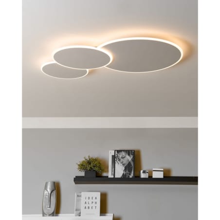 Lampa sufitowa LED biała GABRIK