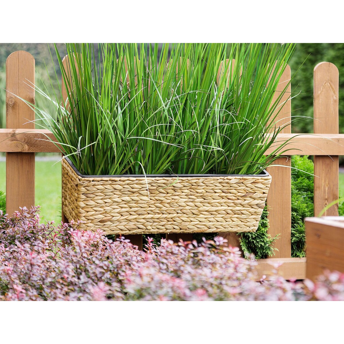 Doniczka 60 x 20 x 18 cm beżowa KAWALA