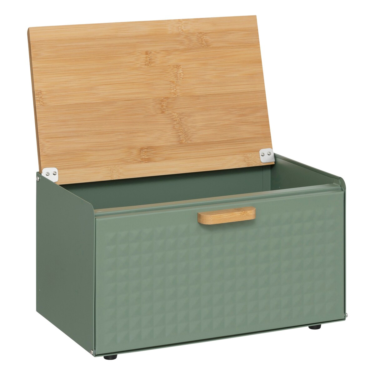 Chlebak metalowy 23,5x35,5x20,8 cm EXTRA zielony