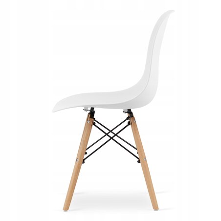 Zestaw Stół Do Jadalni Kuchni Salonu Biura Prostokątny Adria 120X80 Biały + 6 Krzeseł Osaka Białe