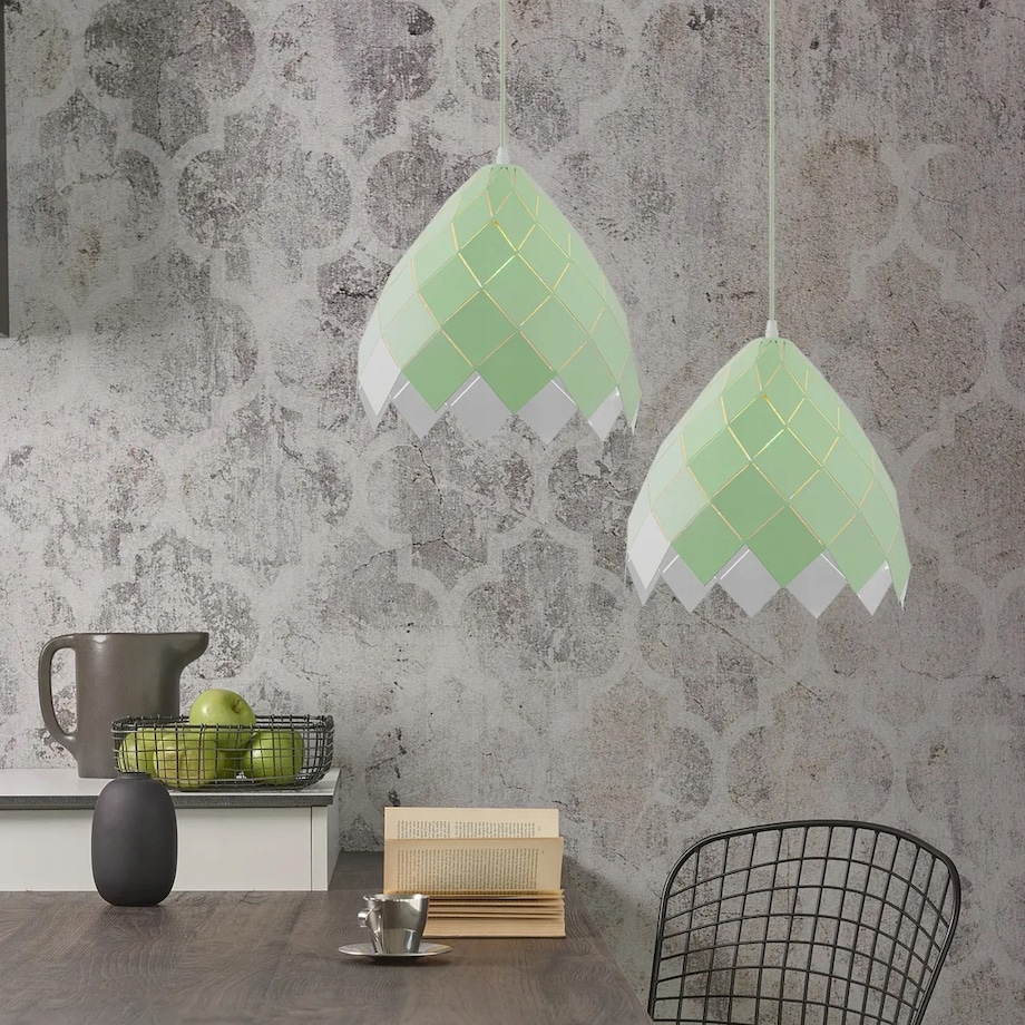 Lampa Sufitowa Wisząca App339-1Cp Zielona