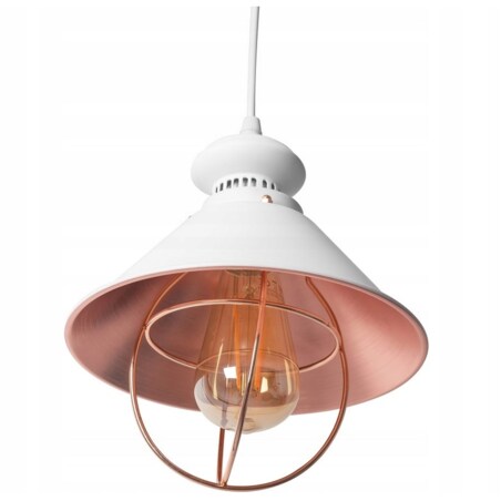 Lampa Sufitowa Wisząca Loft Linz White Biała
