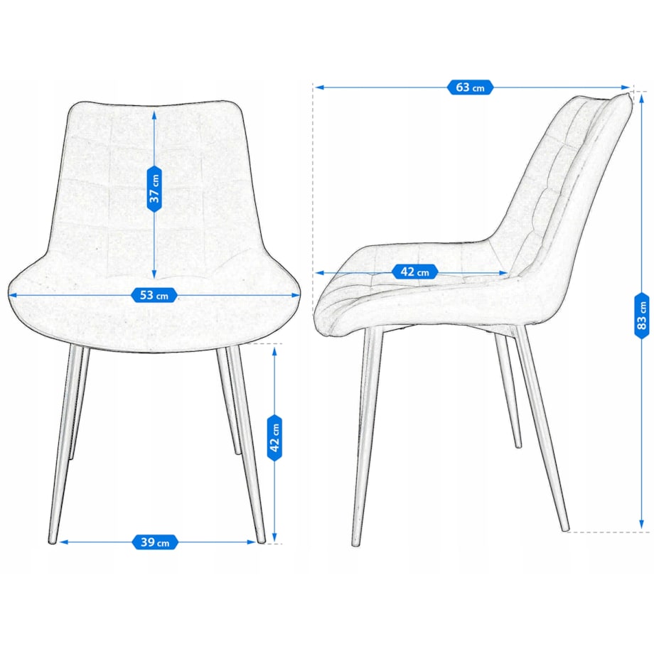 2 X Krzesło Do Jadalni Kuchni Salonu Do Jadalni Kuchni Stołu Zestaw Komplet Misty Zielone