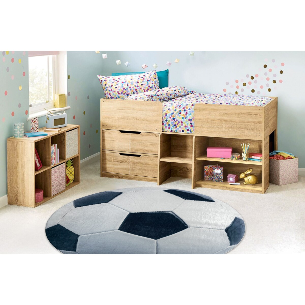 Dywan do prania BAMBINO 38540 koło - Piłka koło 80 cm