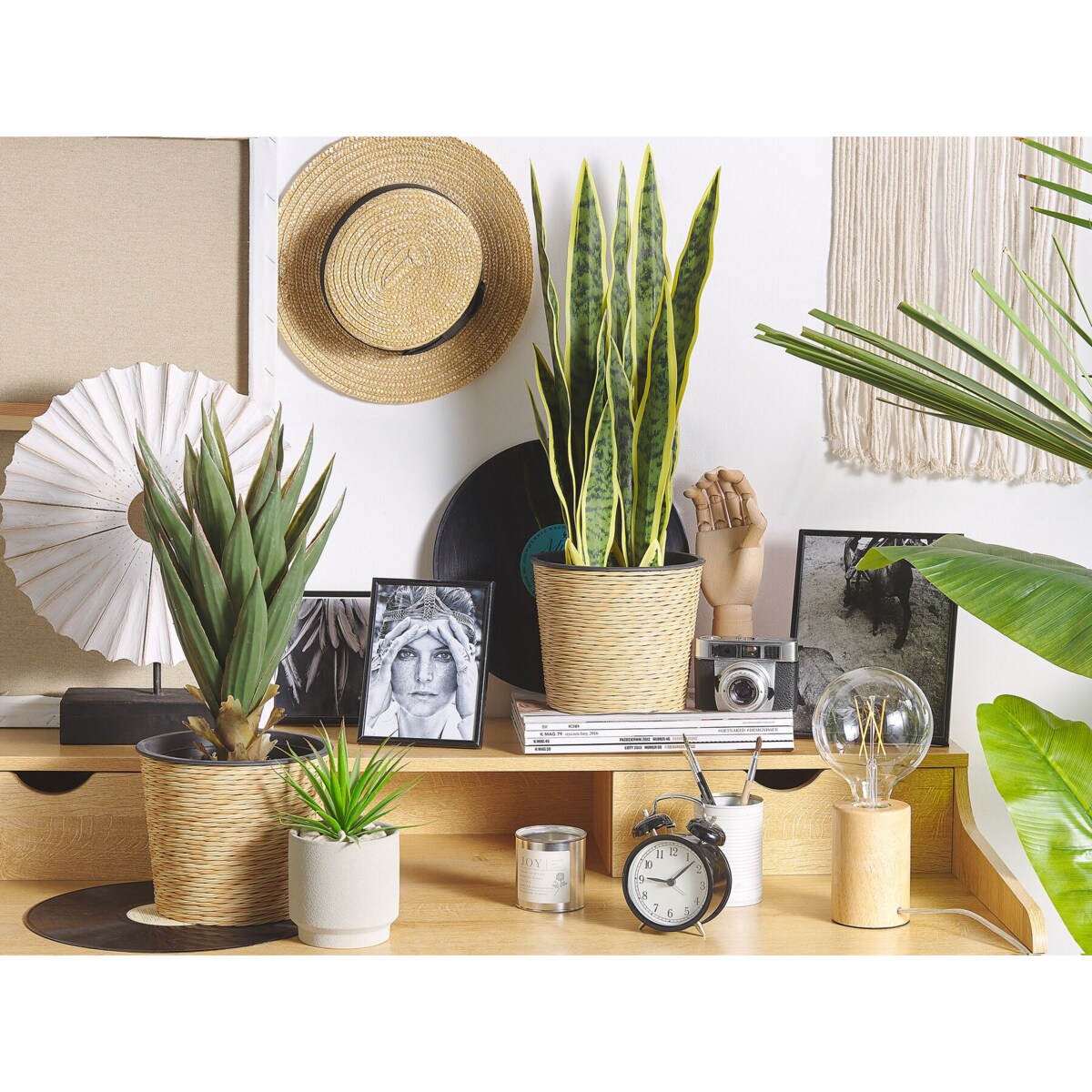 Sztuczna roślina doniczkowa 52 cm YUCCA