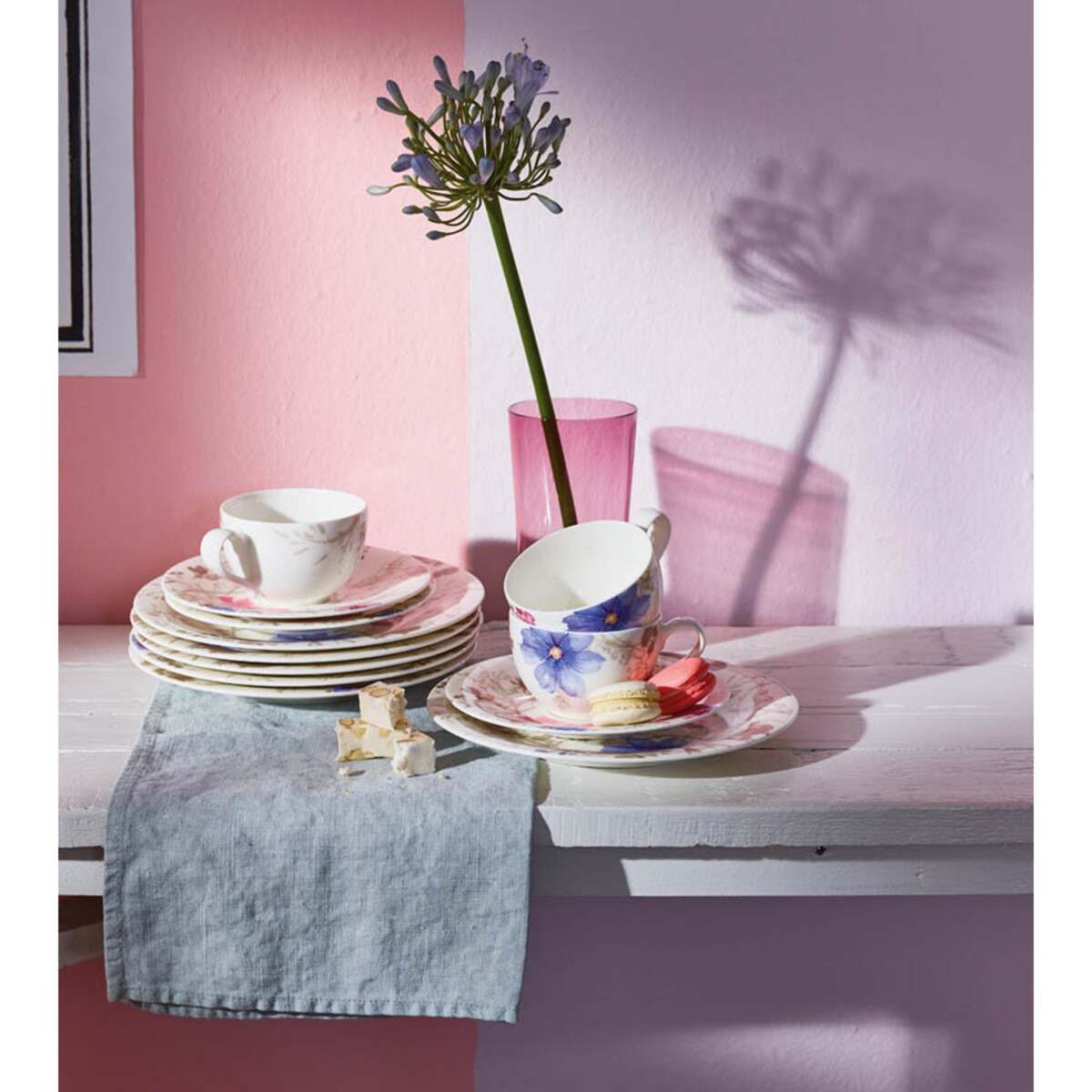 Spodek do filiżanki do herbaty Mariefleur Gris, 16 cm, Villeroy & Boch