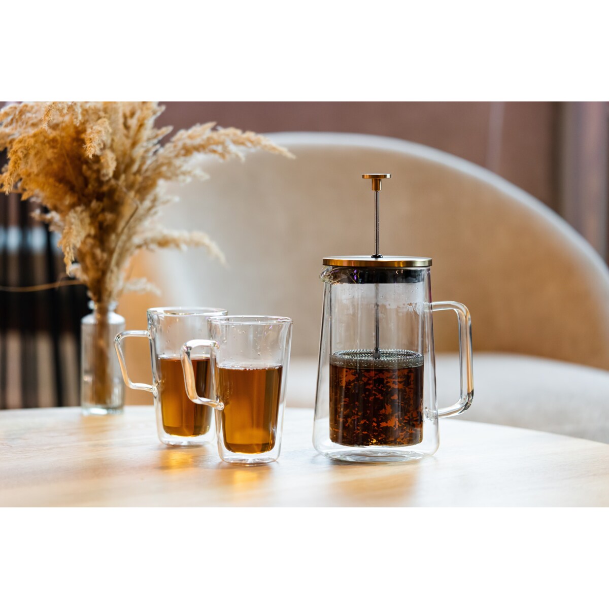 Zaparzacz do herbaty 1000 ml Diva złoty mat 29286