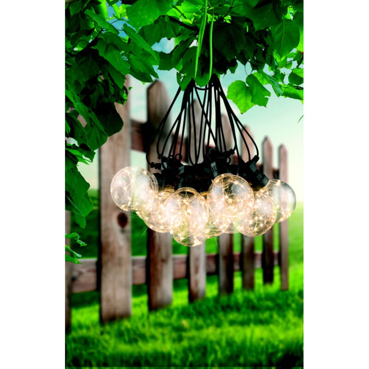 Łańcuch ze światełkami 7,5m 10 LED 4,2W IP44 ciepła