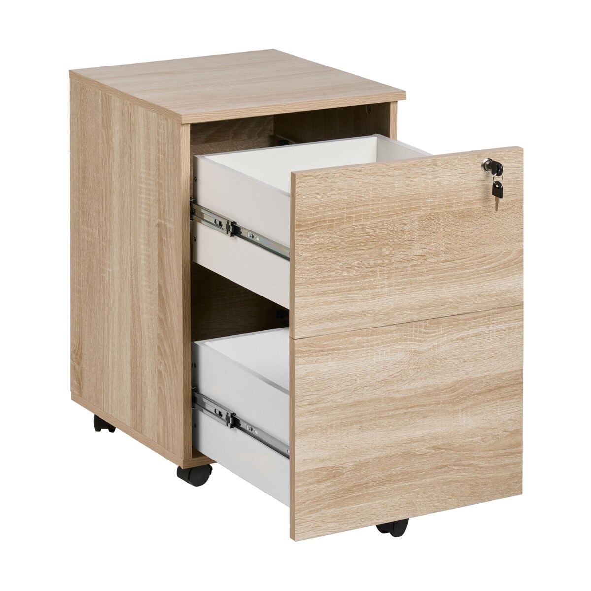 Szafka biurowa JOHNSON Jasnobrązowy