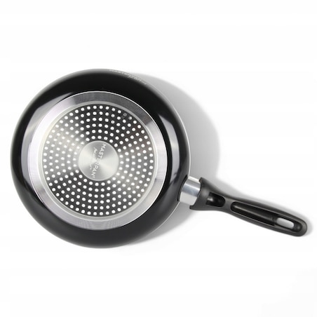 Lekka Patelnia Granitowa 30 Cm Plaster Miodu Indukcja Gaz 2.8L 5.5 Cm