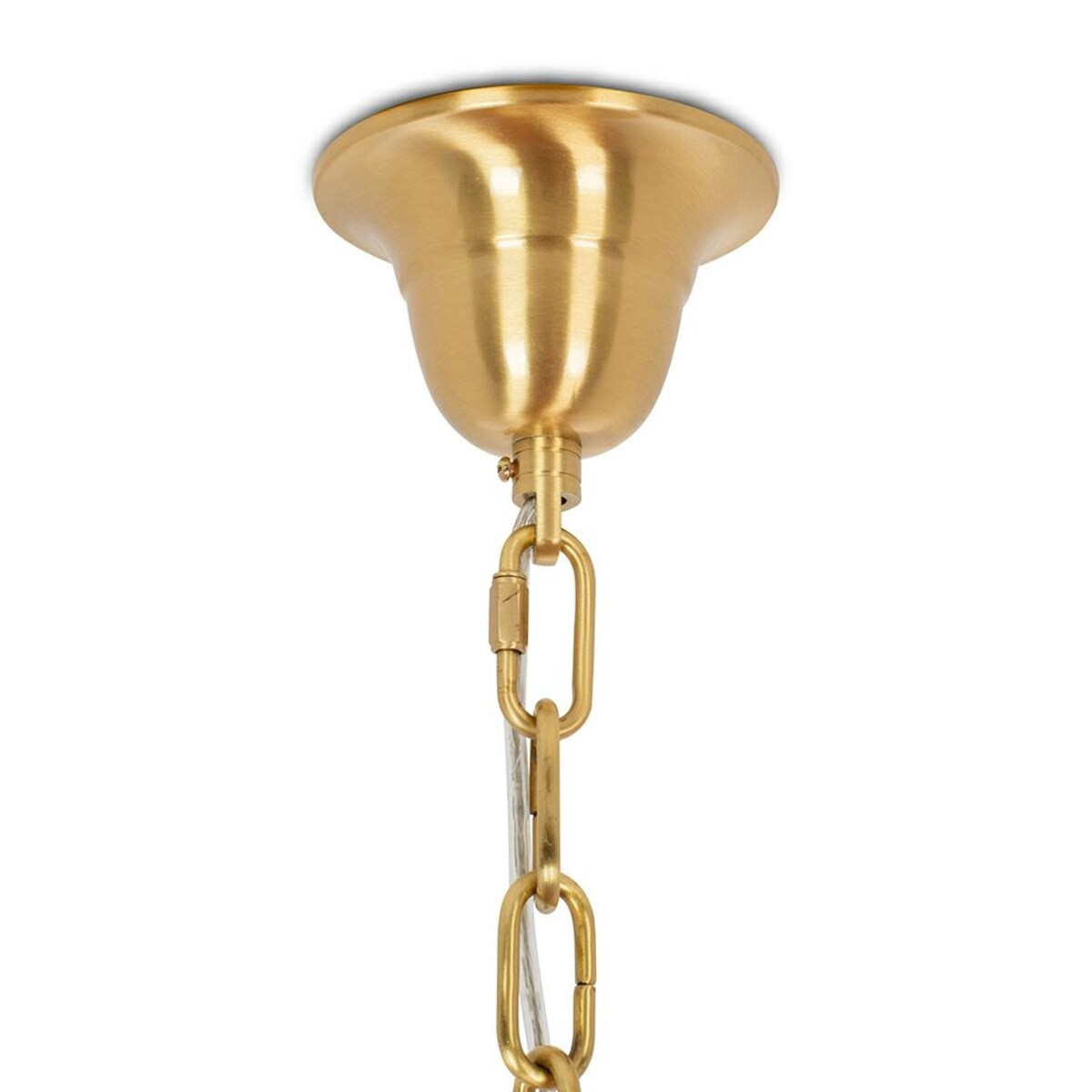 Lampa wisząca Tiffany JD0019.WHITE strusie pióra białe złote