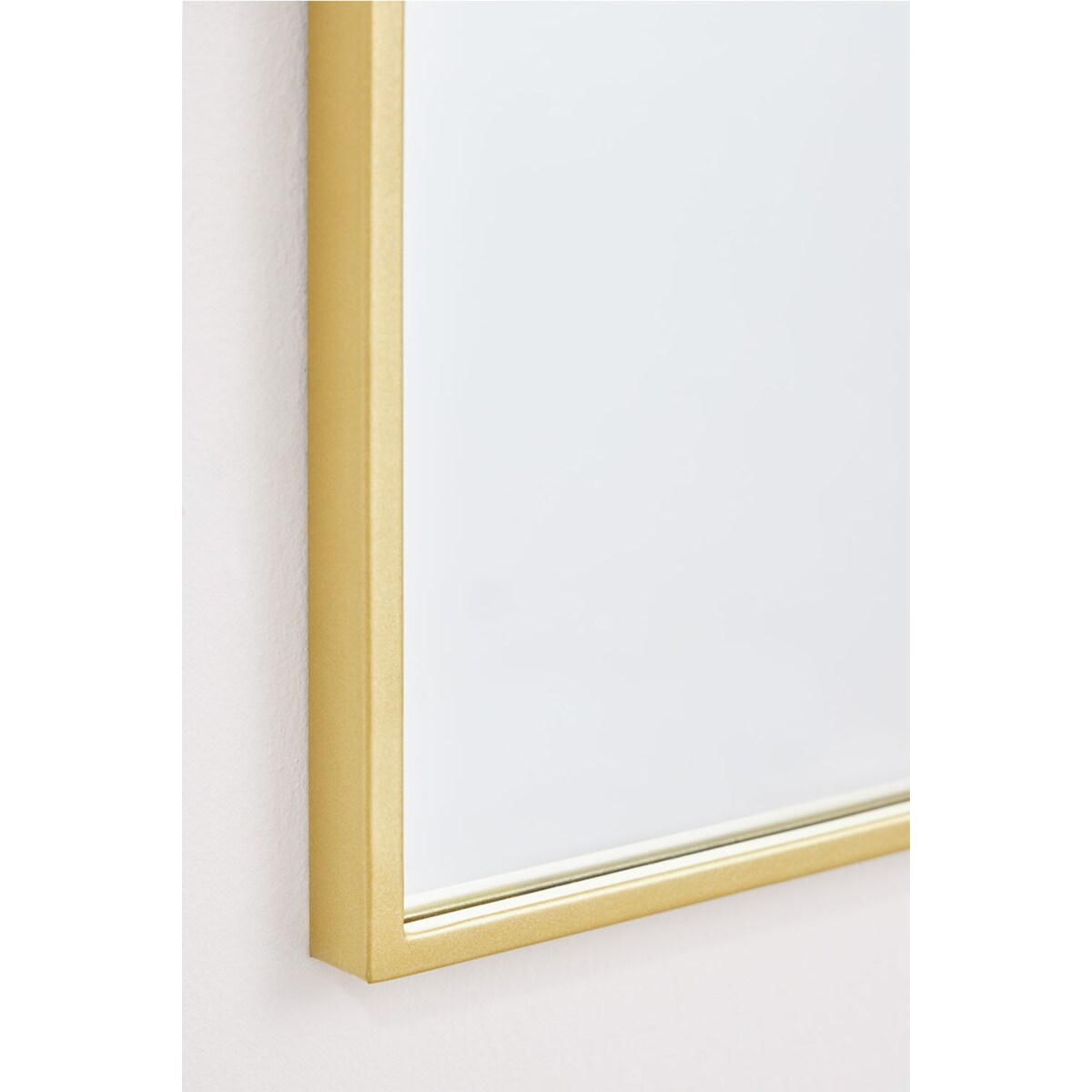 Lustro pólowalne w metalowej ramie złote 80x180 cm Inys