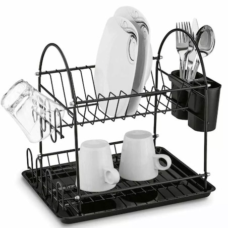 Suszarka do naczyń dwupoziomowa Ociekacz 36x26x31cm KRISBERG