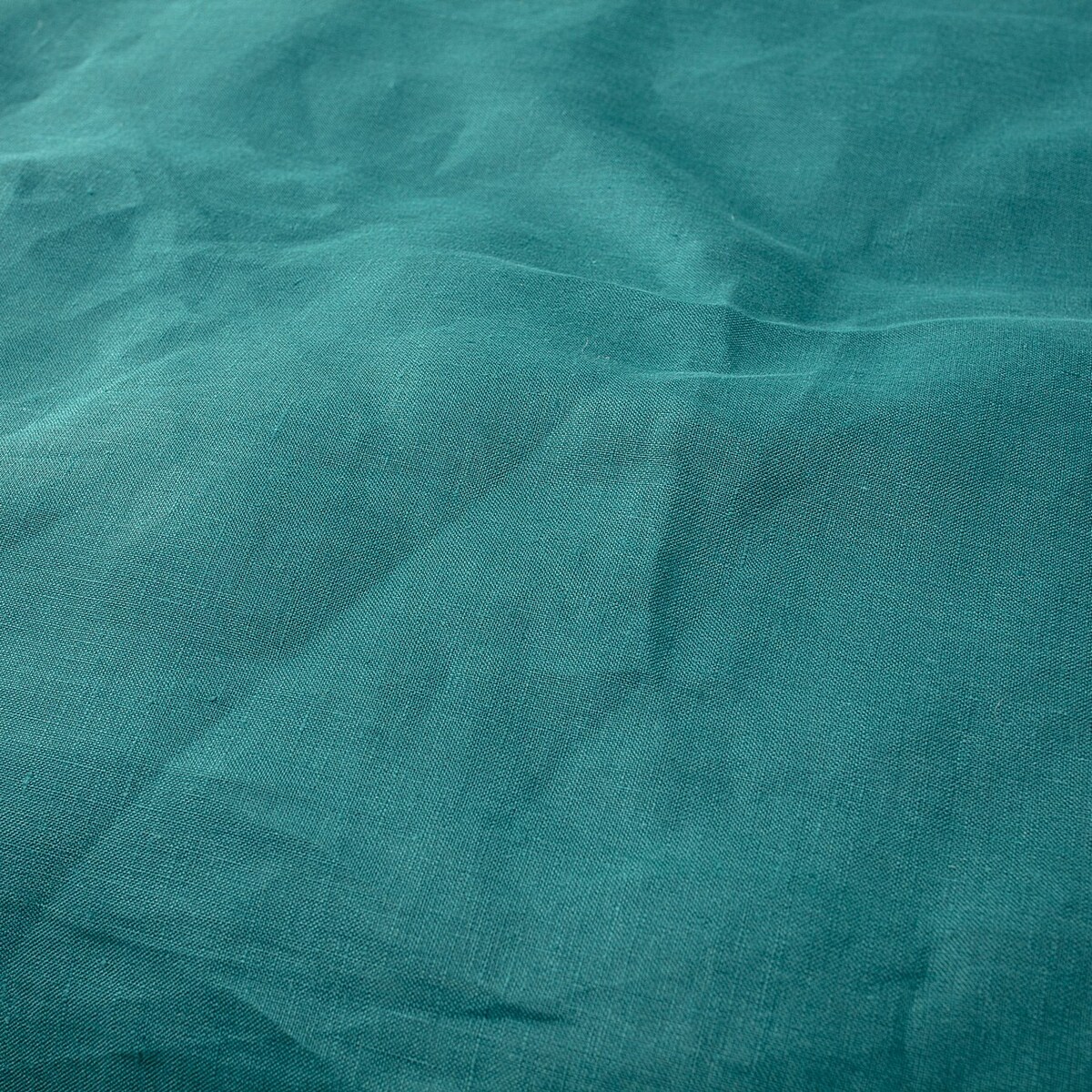 Komplet pościeli lnianej Linen 160x200cm emerald green, 160 x 200 cm/ 2 x 80 x 70 cm