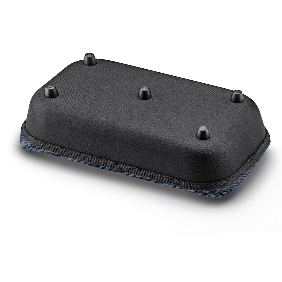 Koszyk SHOPPINHBASKET, herringbone dark blue