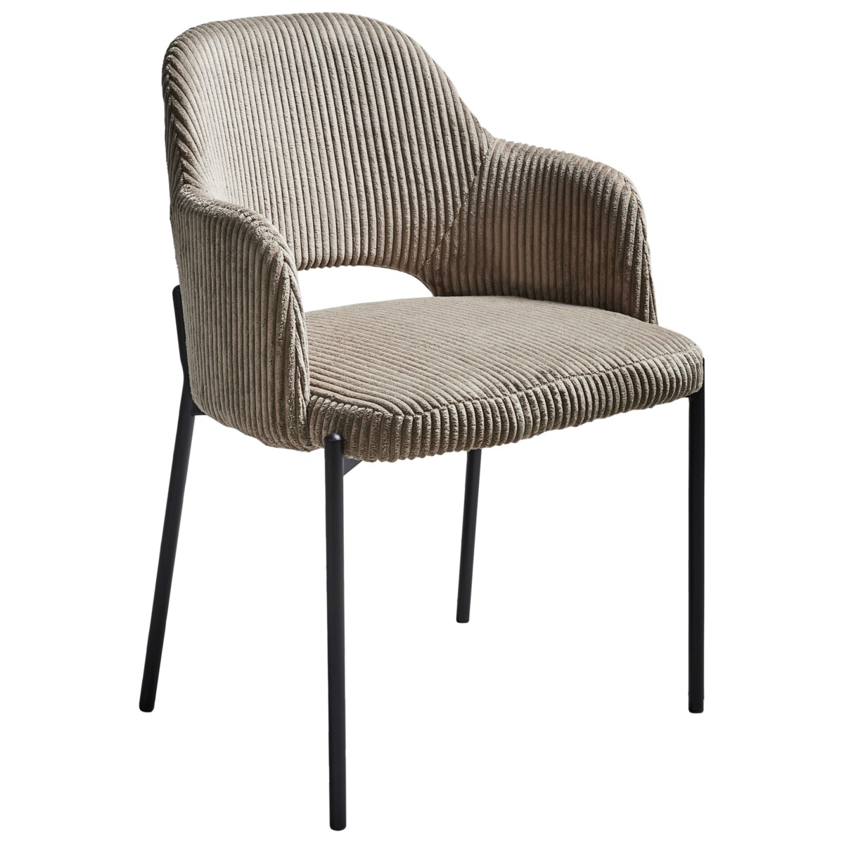 Zestaw 2 krzeseł do jadalni RATON Sztruks Beżowy