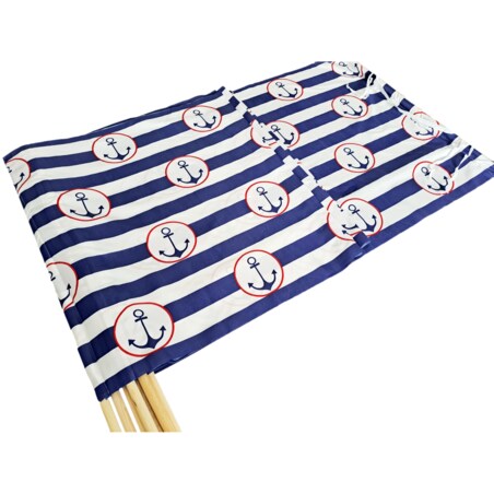Parawan Plażowy Zasłona 12 M Na Plażę Składany Letni W Paski