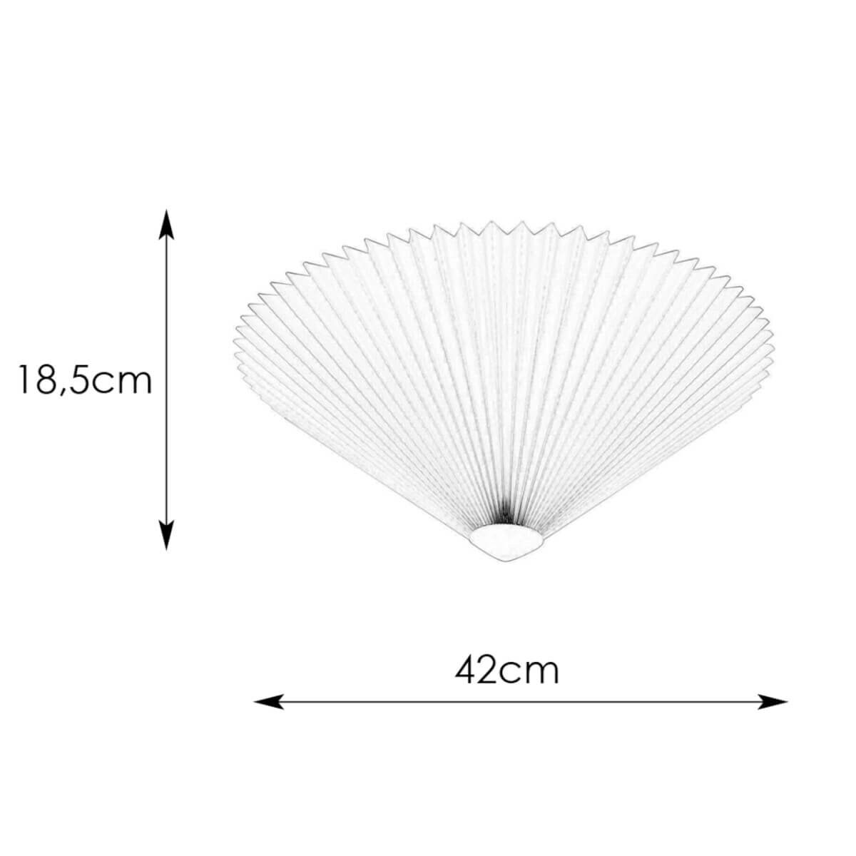 Jadalniana lampa natynkowa Plisado 108704 Markslojd sufit beżowy