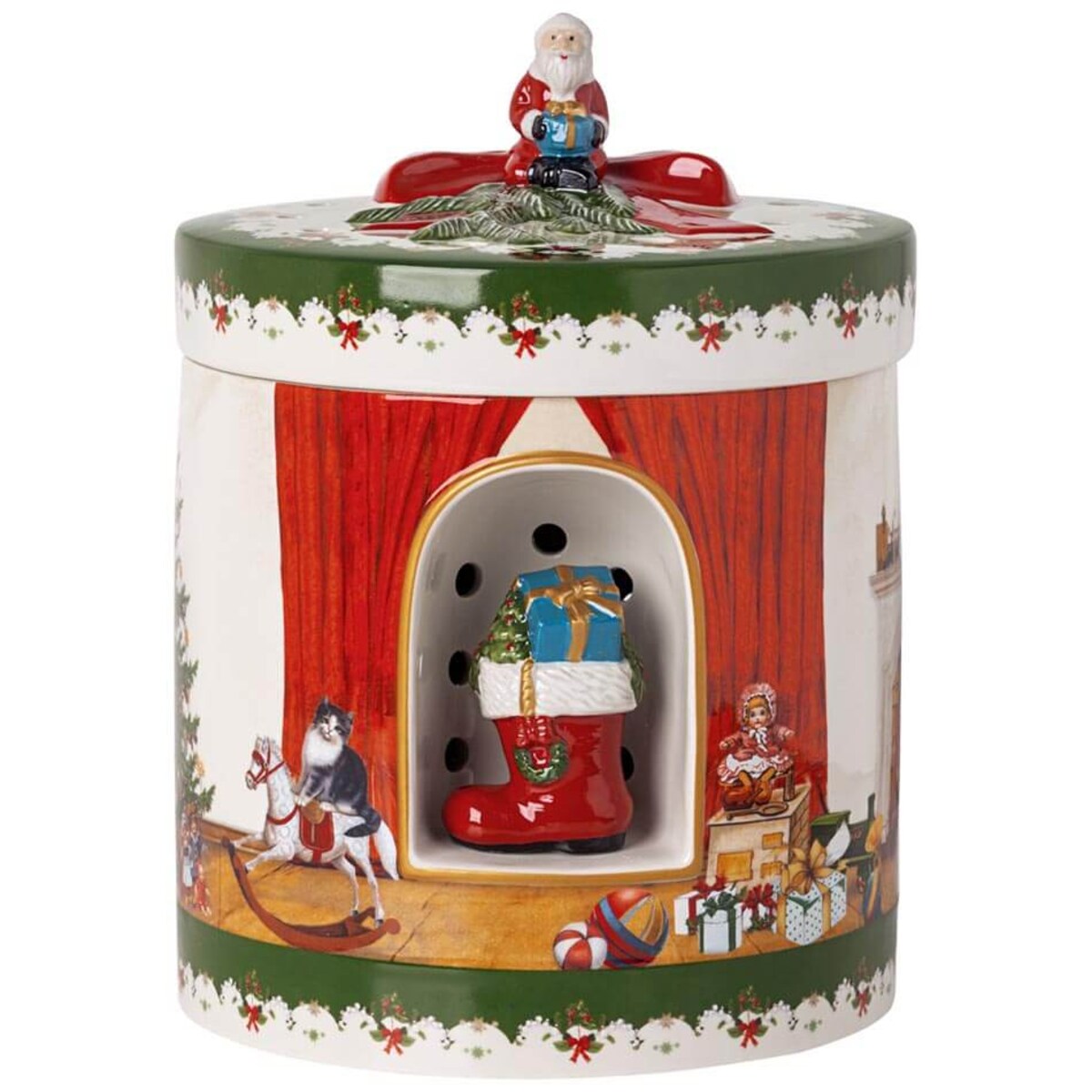Pudełko Prezent okrągły L Christmas Toys, 17 x 17 x 22 cm, Villeroy & Boch
