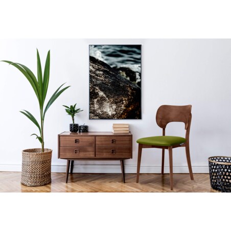 KONSIMO LYCO loftowe krzesło zielone