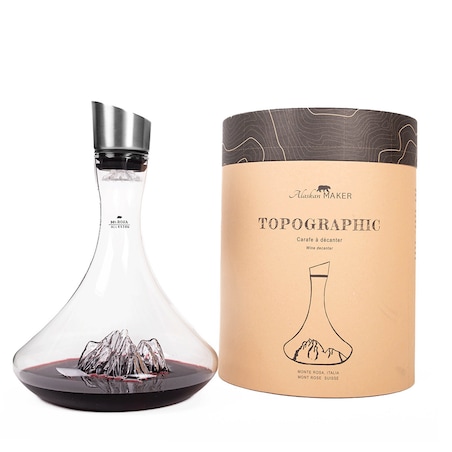 Karafka do wina - Topographic - Monte Rosa