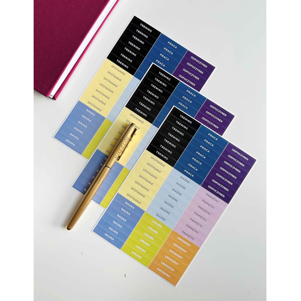 Naklejki – Pełna kontrola