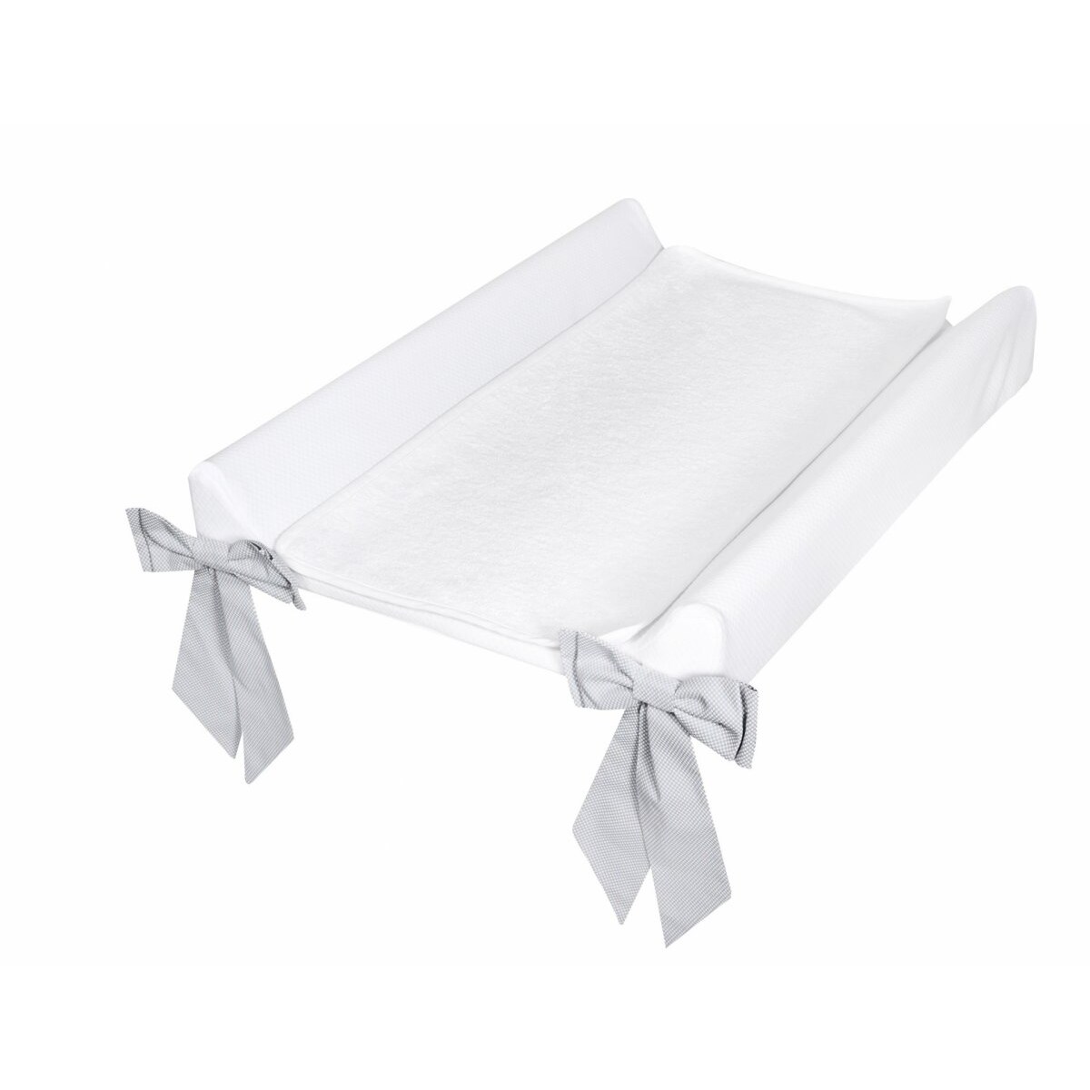 Przewijak z szarymi kokardami