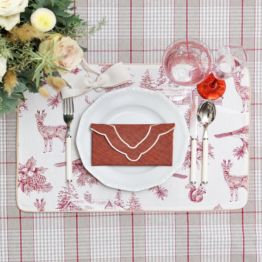 Obrus Glen Check - 130 cm x 250 cm - idealny dla 6 osób