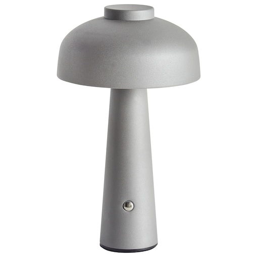 Bezprzewodowa lampa stołowa LED AGUSAN Ze ściemniaczem Metal Szary