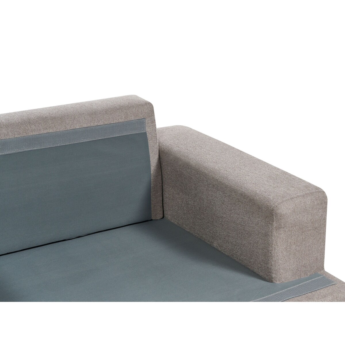 Sofa 3-osobowa brązowoszara ALLA