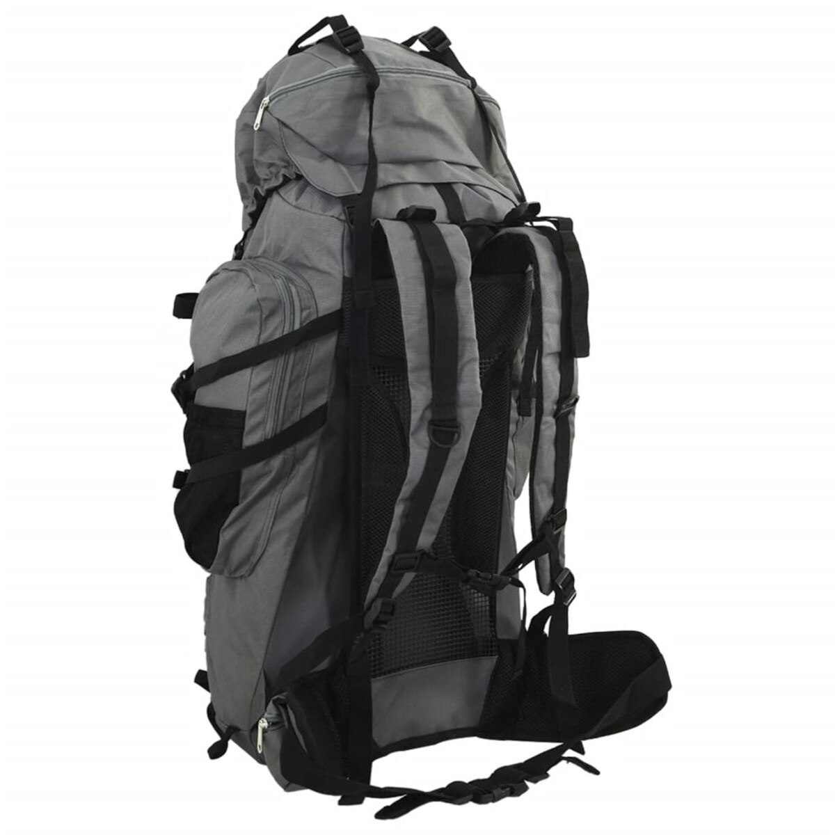 vidaXL Plecak turystyczny, szary, 80 L, tkanina Oxford