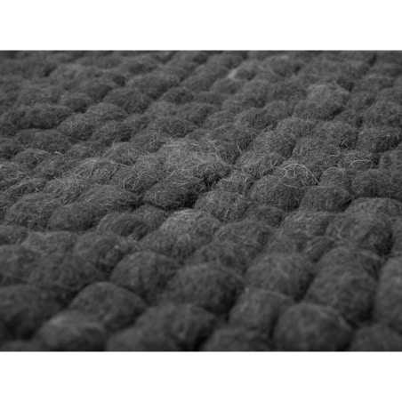 Dywan z filcowych kulek 160 x 230 cm ciemnoszary AMDO